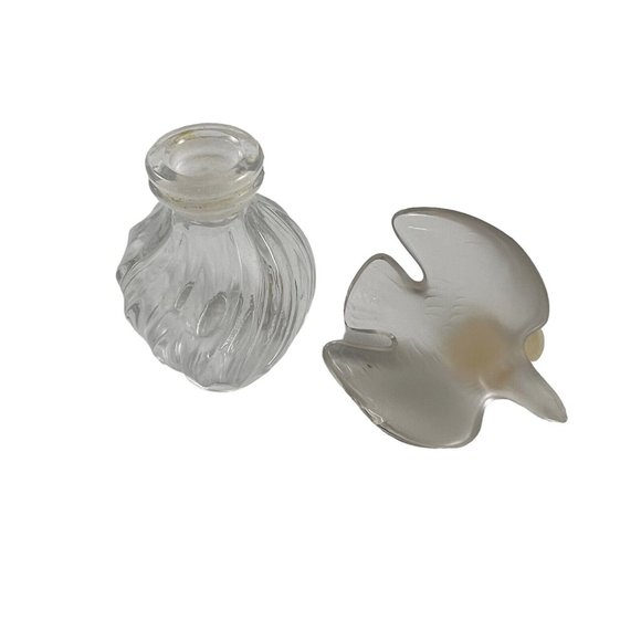 L'Air du Temps Lalique Glass Bottle & Doves Nina Ricci Made in France Lair - Picture 2 of 8
